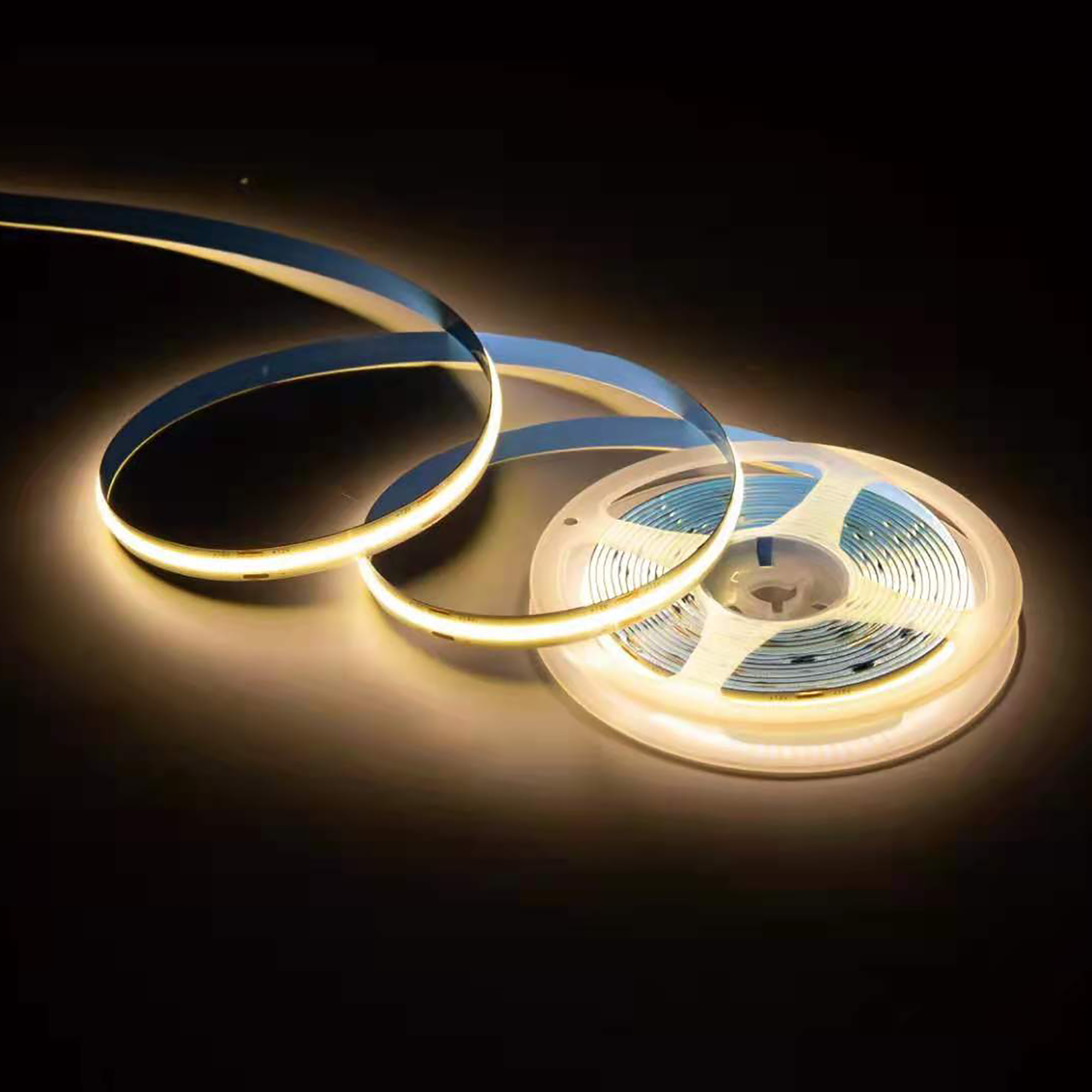 Изображение товара Светодиодная лента Apeyron LED COB 24В 5м 11 Вт/м теплый белый свет