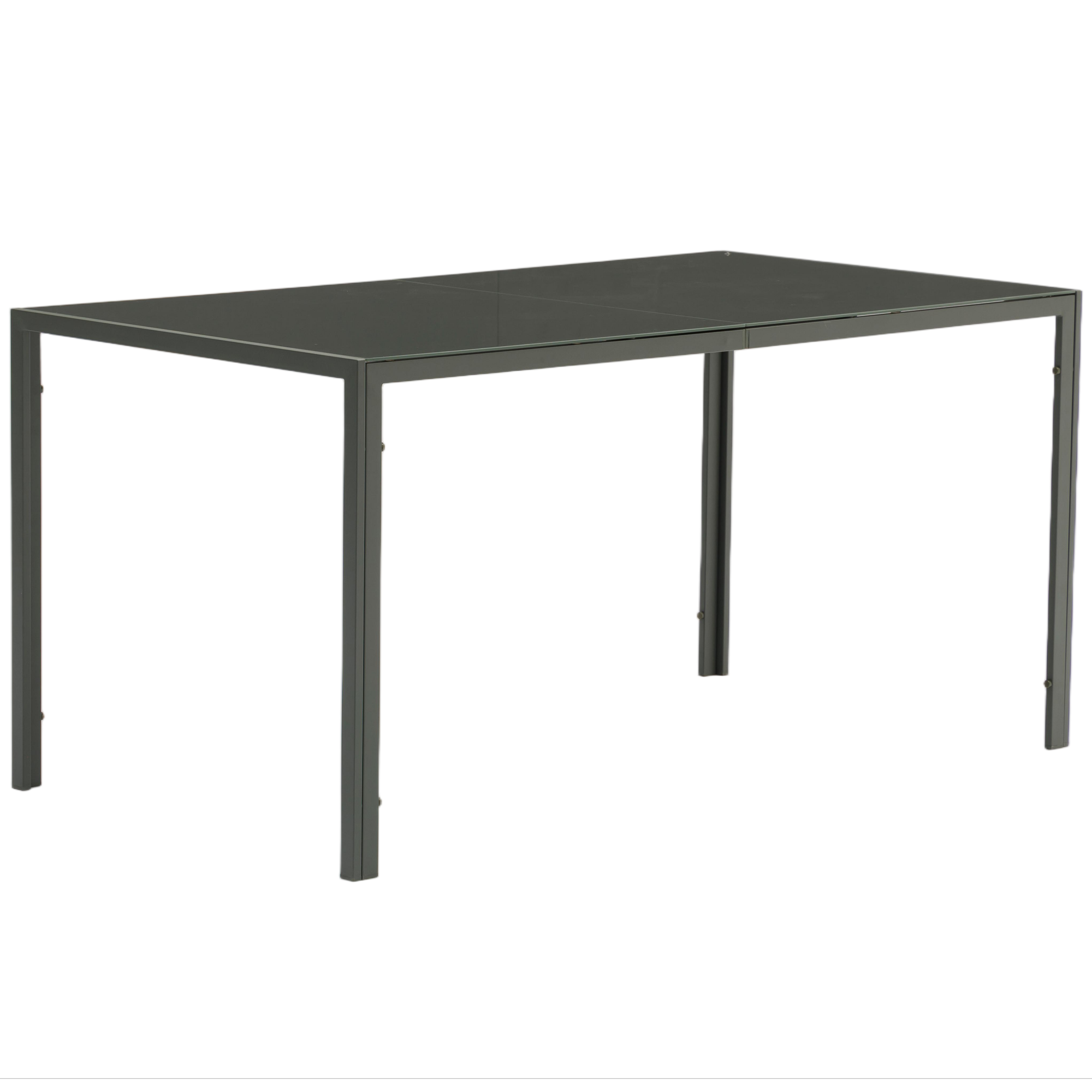 Изображение товара Садовый стол нераздвижной BEGINIA Tomari 150x80x73 см сталь темно-зеленый