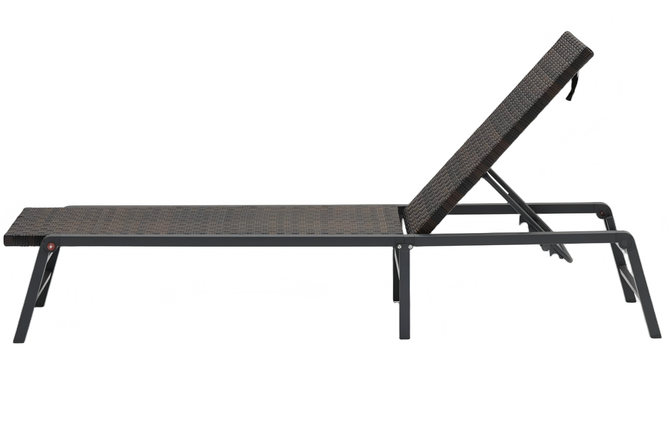 Изображение товара Шезлонг BEGINIA Kreo 193x60x31 см алюминий коричневый