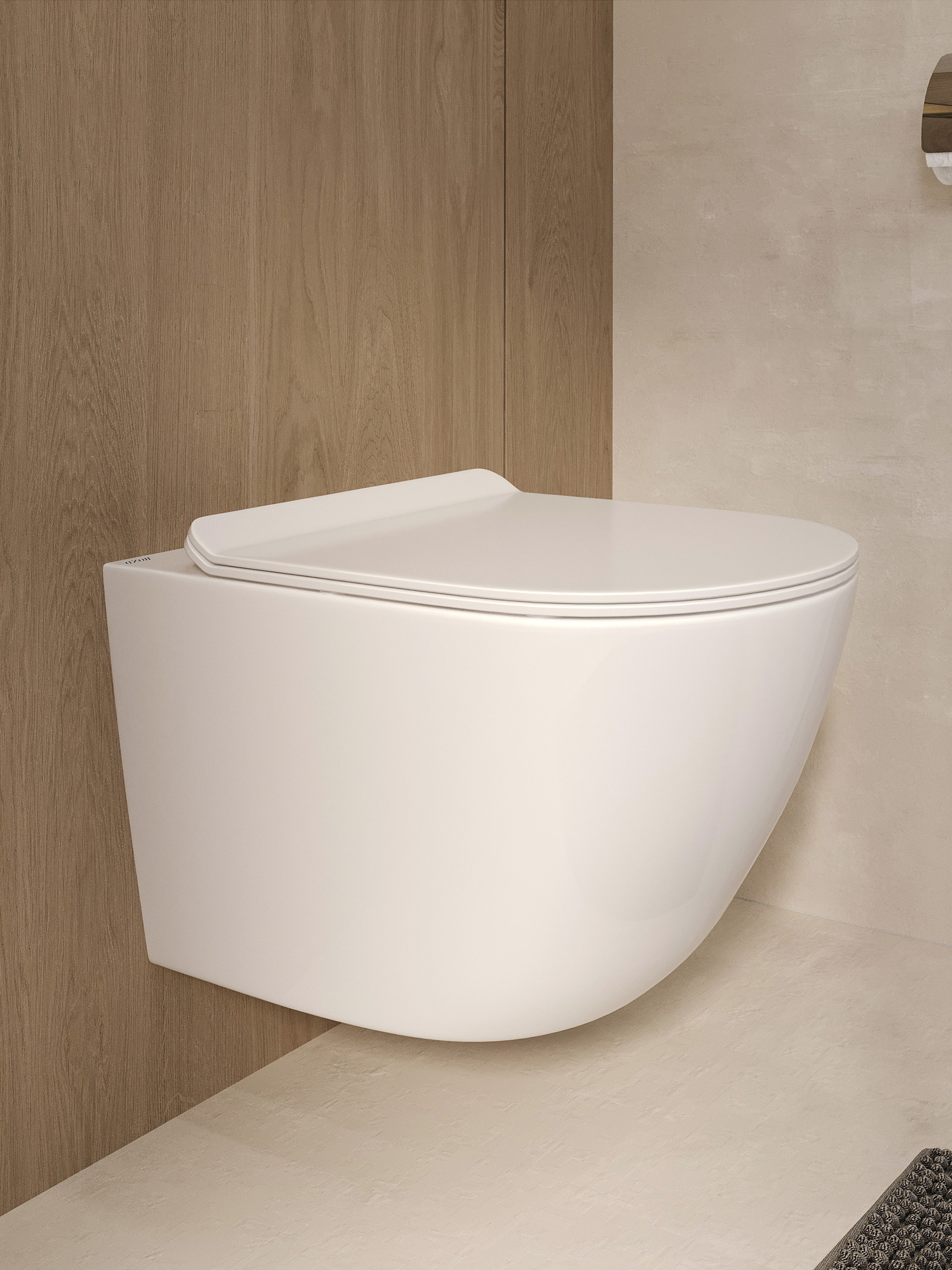 Изображение товара Унитаз подвесной Bond FL1310 смыв торнадо безободковый с сиденьем микролифт