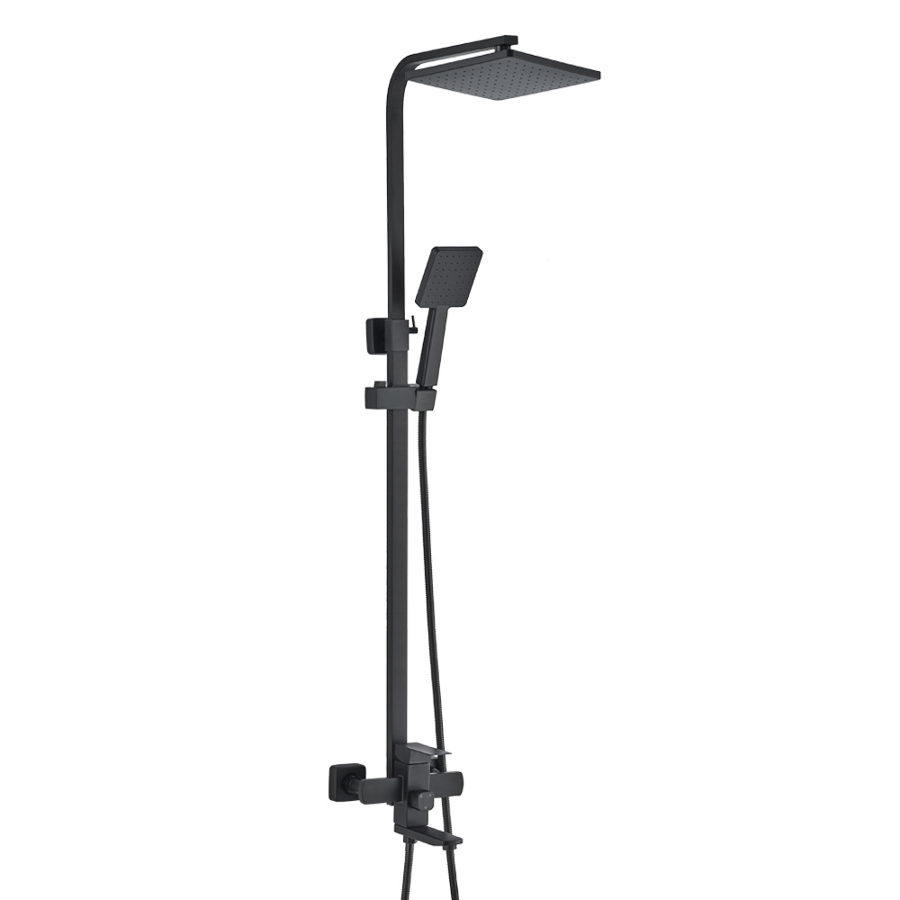Изображение товара Душевая система WesnaArt KUBUS KUB13-314Black цвет черный