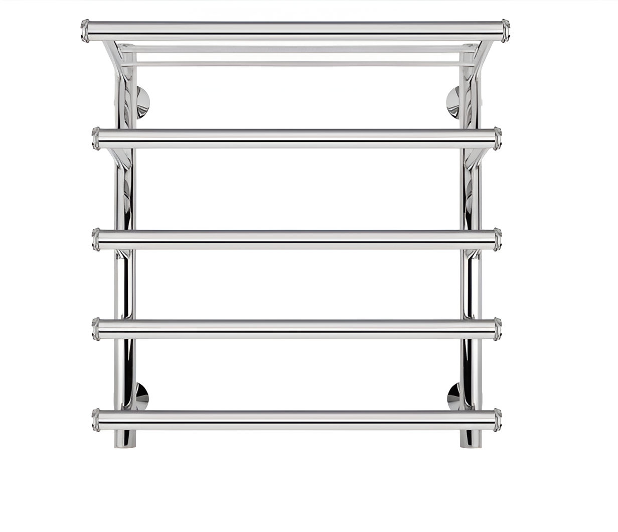 Изображение товара Полотенцесушитель водяной лесенка Secado Турин 6 600x630 мм универсальная подводка нержавеющая сталь цвет хром