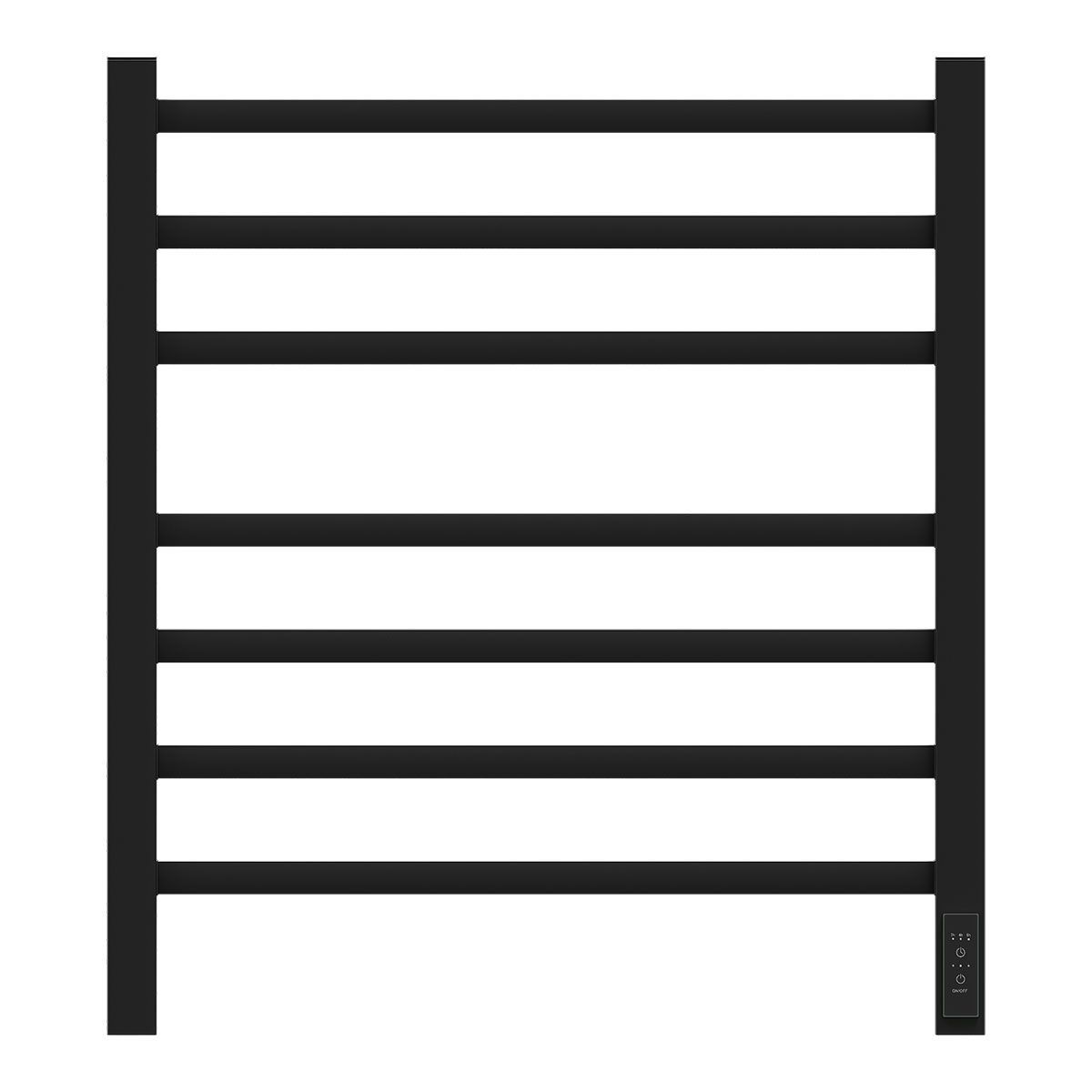 Изображение товара APEXTERMO Электрический полотенцесушитель Лестенка 530x600 мм 90 Вт черный матовый