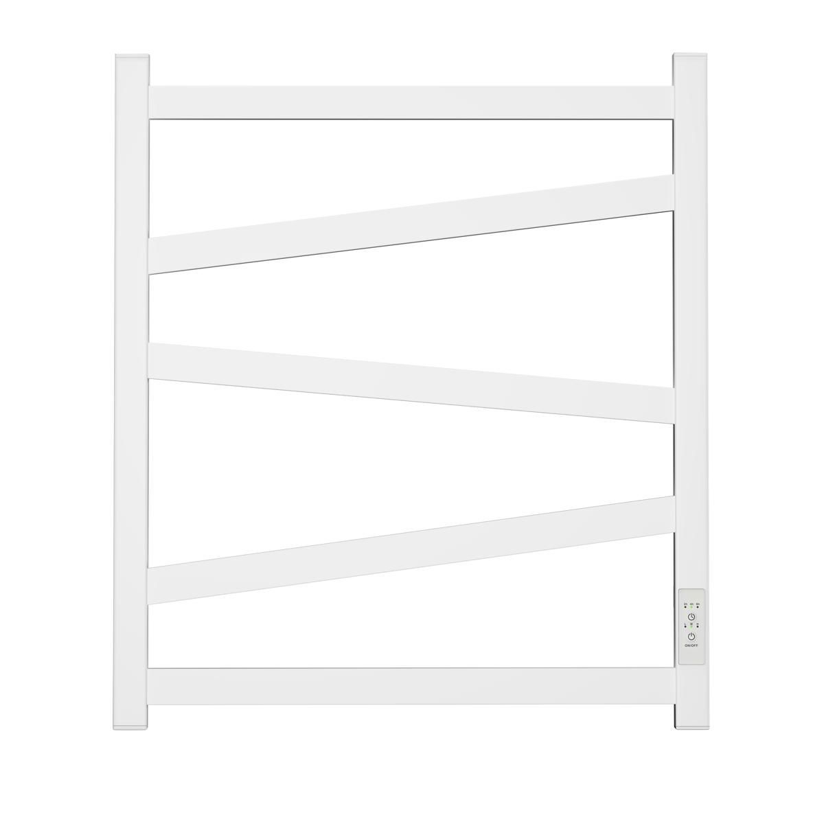 Изображение товара Полотенцесушитель электрический Apextermo 530x630 мм 90 Вт с терморегулятором Лесенка цвет белый матовый