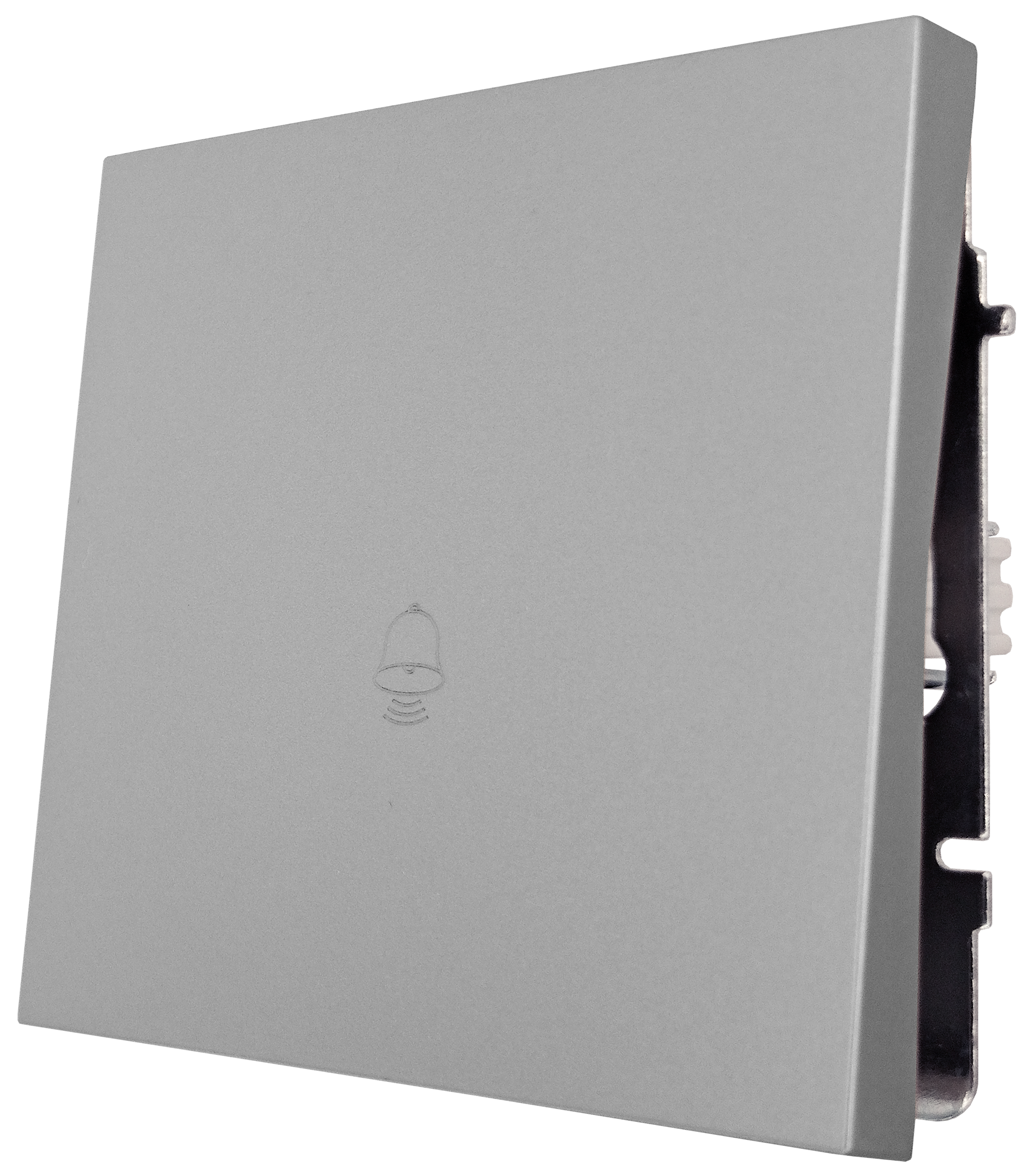 Изображение товара Проводная кнопка дверного звонка Lezard Zima серый матовый 220В Изображение товара Проводная кнопка дверного звонка Lezard Zima серый матовый 220В