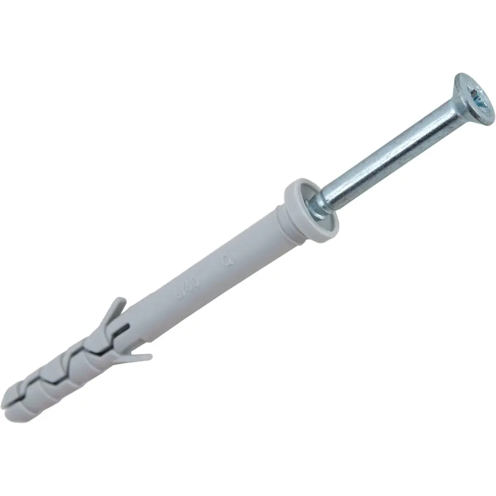 Изображение товара Дюбель-гвоздь Dilwis цилиндрический металл/пластик 6x60 мм 34 шт.