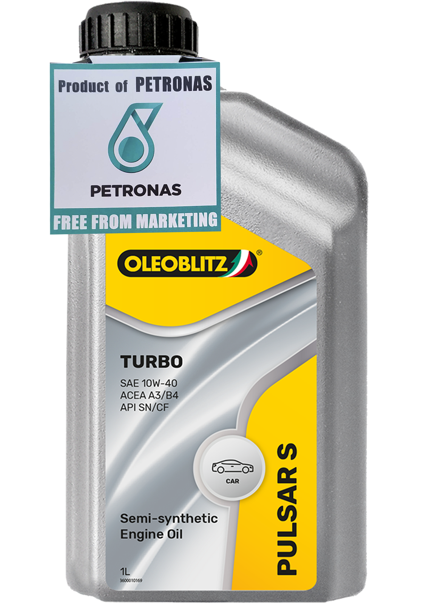 Изображение товара Масло Petronas OleoBlitz Pulsar S TURBO 10W-40 полусинтетическое 1 л