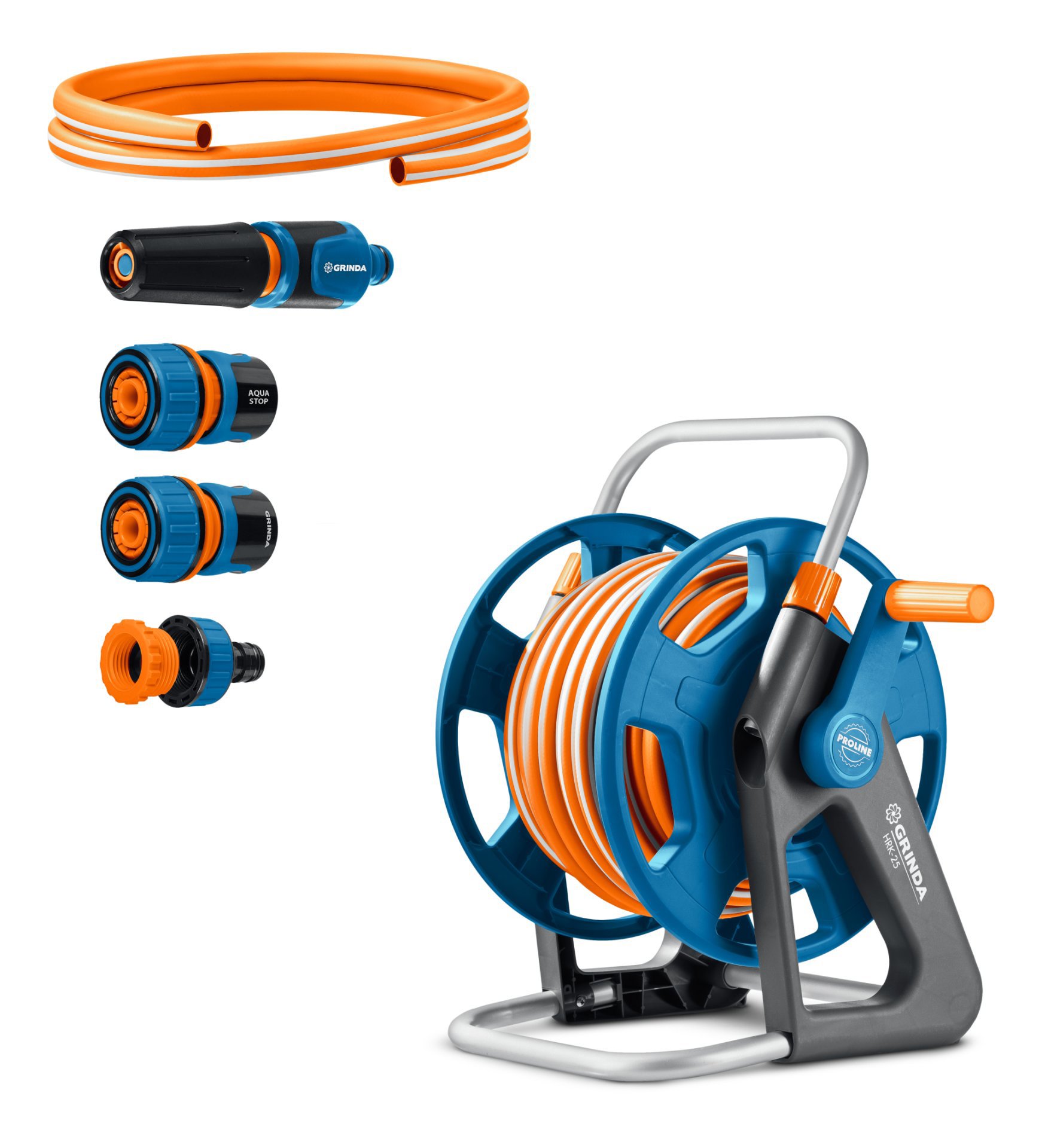 Изображение товара Катушка со шлангом Grinda HRK-25 428460 1/2" 25 м