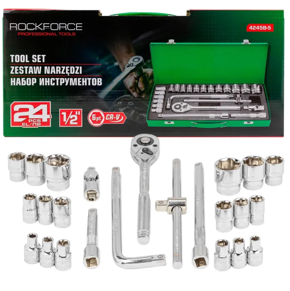 Изображение товара Набор инструментов Rockforce Rf-4245B-5, 26 предметов