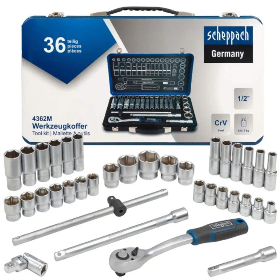 Изображение товара Scheppach Sch-4362M набор инструментов 10 предметов