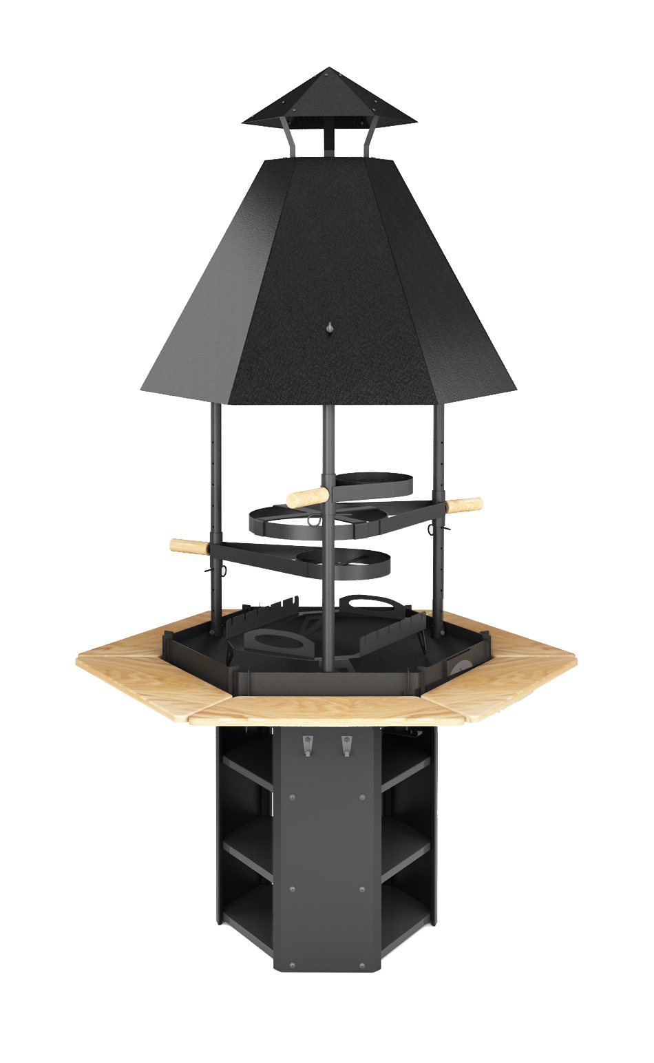 Изображение товара Гриль угольный Suomi Grill Coner 3 мм 240x122x122 см