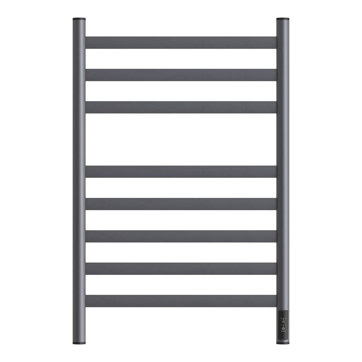 Изображение товара Электрический полотенцесушитель Apextermo 532x800 100 Вт графит металлик с терморегулятором лесенка