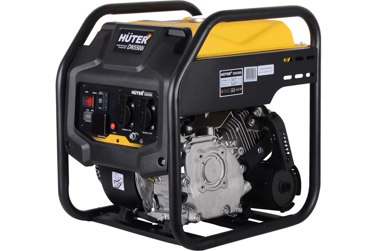 Изображение товара Генератор бензиновый Huter Dn5500I, 4.7 кВт