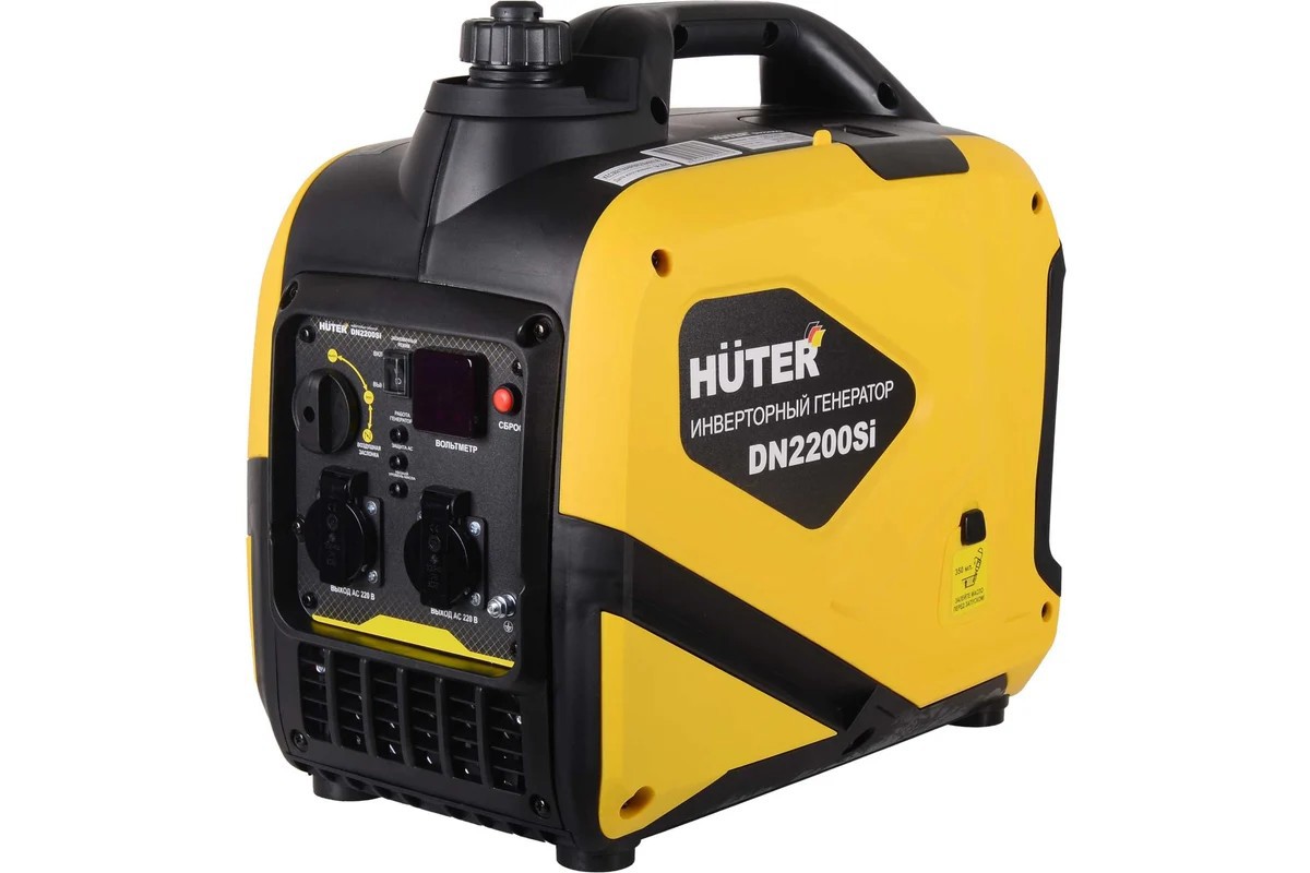 Изображение товара Генератор бензиновый Huter Dn2200Si, 2.3 кВт