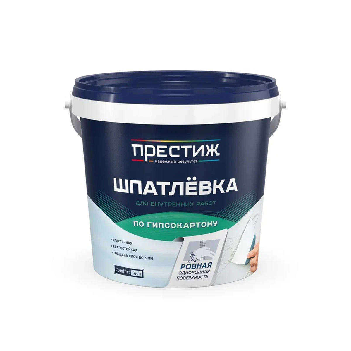 Изображение товара Шпатлевка для гипсокартона Престиж 1. 5 кг - высокая адгезия и легкое нанесение