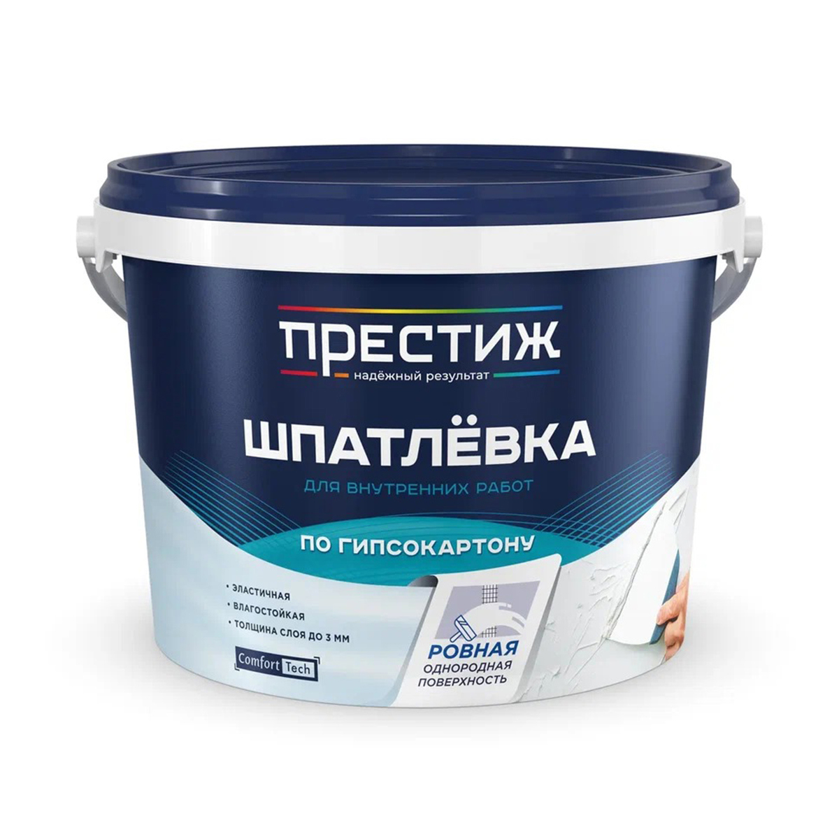 Изображение товара Шпатлевка по гипсокартону Престиж 3 кг Изображение товара Шпатлевка по гипсокартону Престиж 3 кг