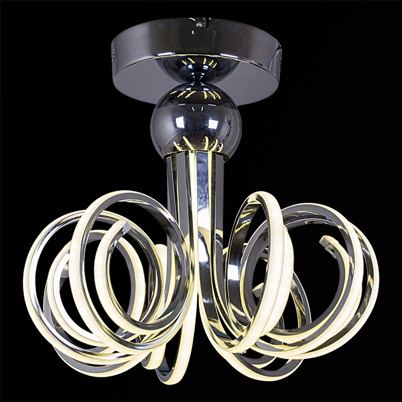 Изображение товара Люстра потолочная светодиодная Reluce 18 м² нейтральный белый свет цвет хромированный