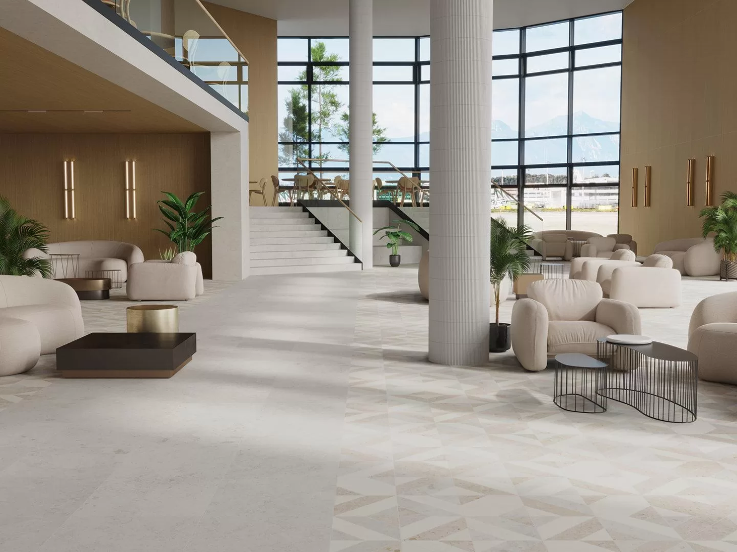 Изображение товара Керамогранит Kerama marazzi Про лаймстоун 60x60 см серый светлый глянцевый матовый