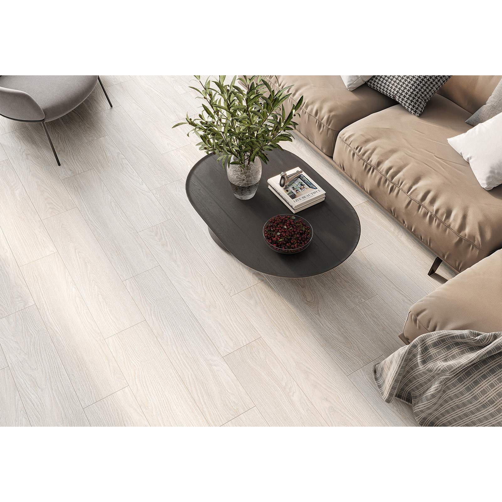 Изображение товара Керамогранит Alma Ceramica GFA92JNV04R 20x90см цвет белый