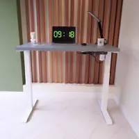 Изображение товара Стол компьютерный Stolstoya Se 211 140x121x70 см МДФ цвет белый/серый