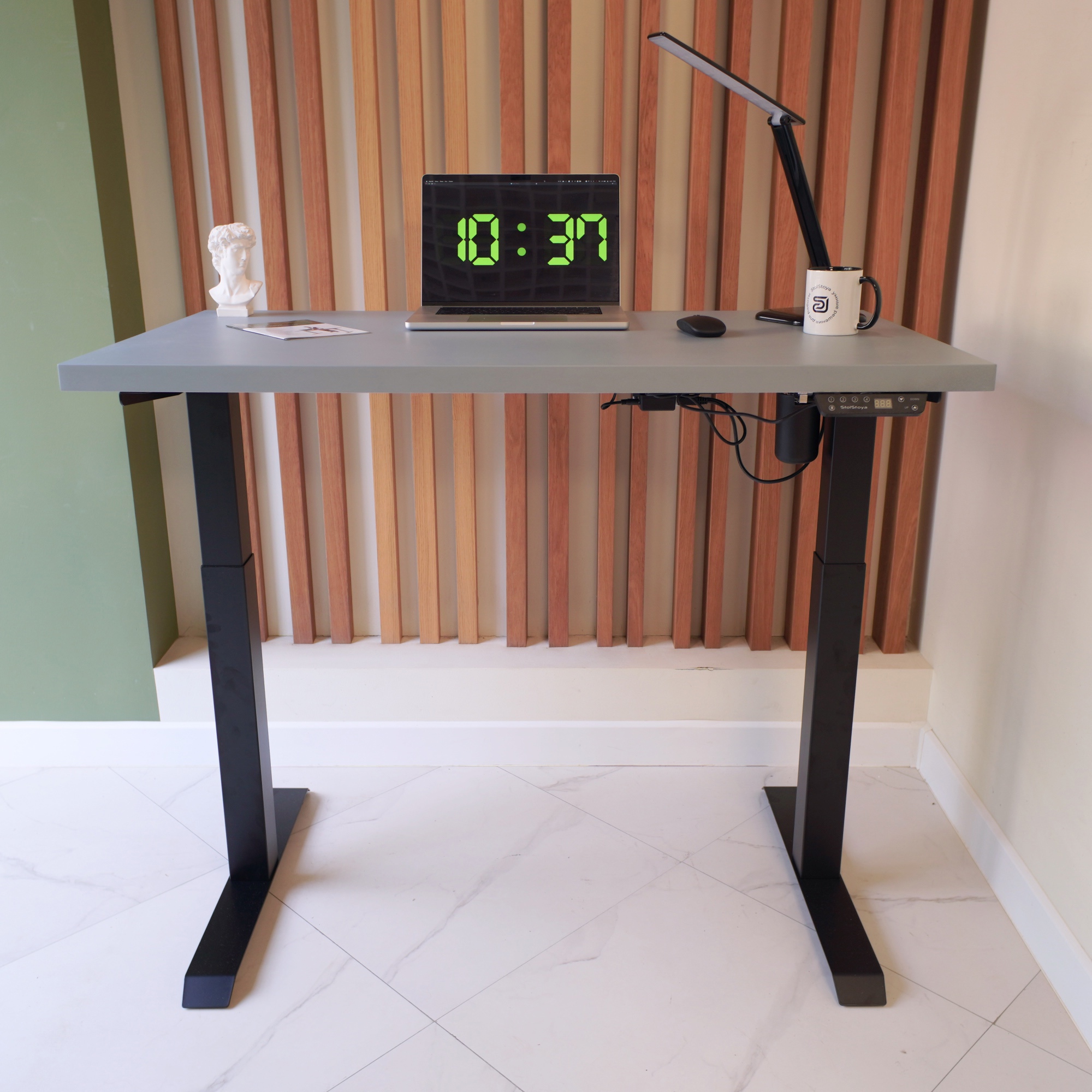 Изображение товара Стол для работы стоя STOLSTOYA SE211 140x121x70 см МДФ серый