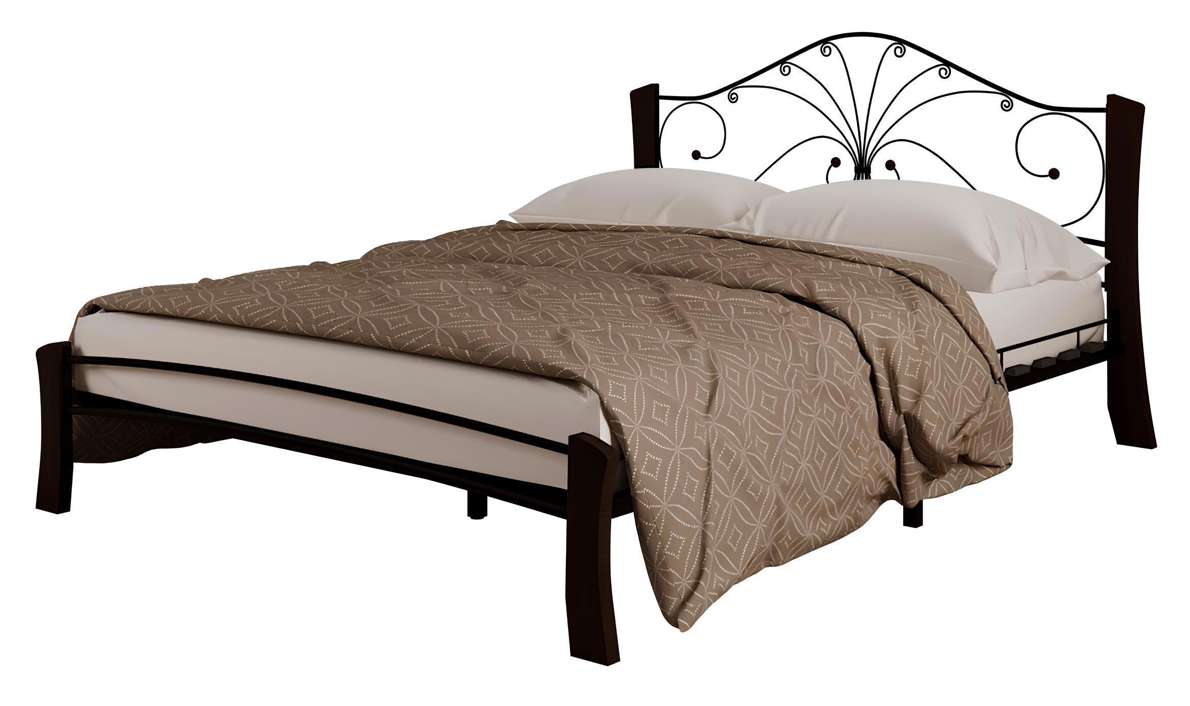 Изображение товара Кровать Форвард-мебель Фортуна 158.5x106.8x209 см черный шоколад