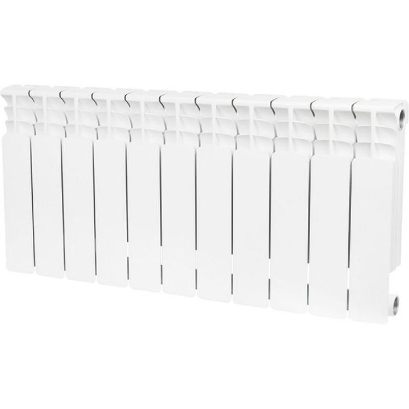 Изображение товара Радиатор секционный Stout Space 500/90 11 секций боковое подключение нержавеющая сталь белый