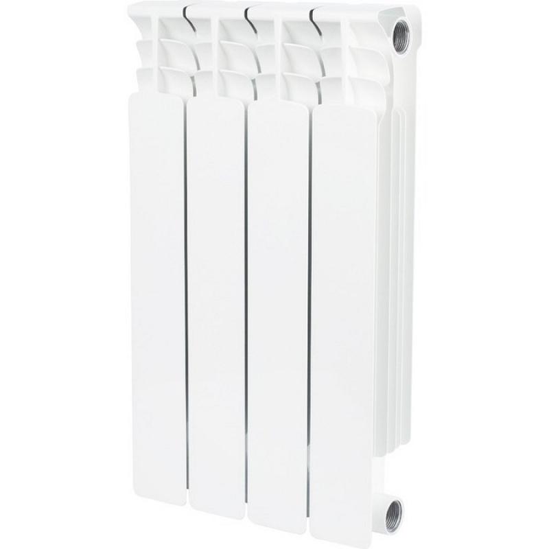 Изображение товара Радиатор секционный Stout Space 500 4 секции боковое подключение белый