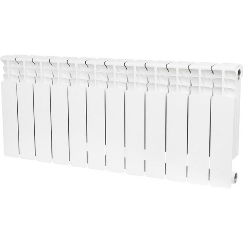 Изображение товара Радиатор секционный Stout Space 350/90 12 секций боковое подключение нержавеющая сталь белый