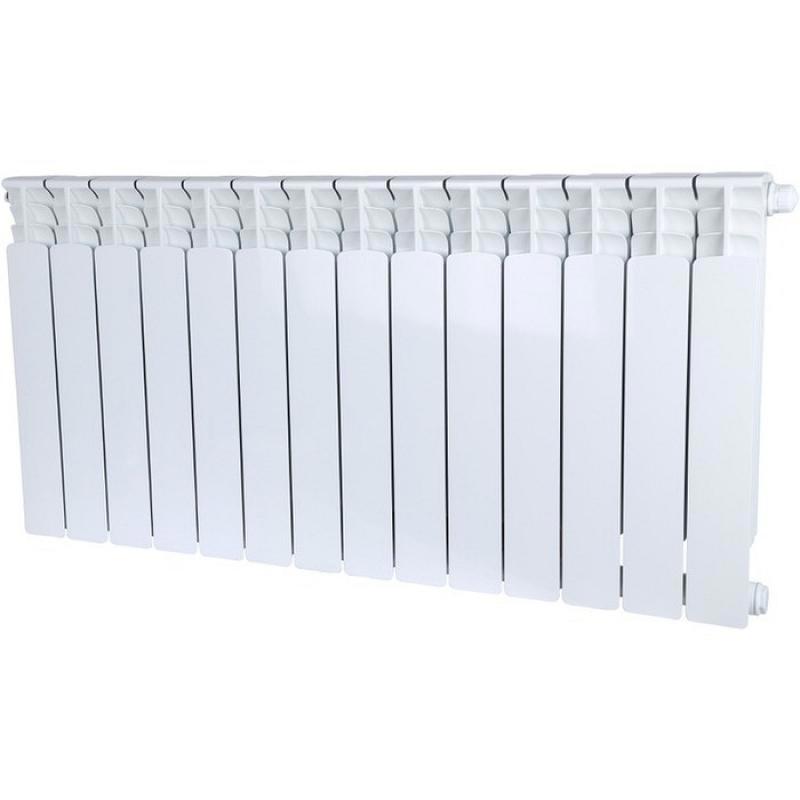 Изображение товара Радиатор секционный Stout Space 500/90 14 секций боковое подключение нержавеющая сталь белый