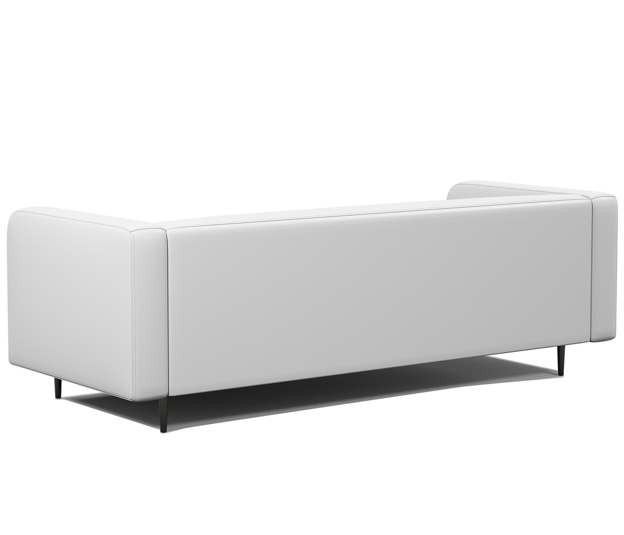 Изображение товара Диван офисный Акцент 3 местный из экокожи белый с комфортным дизайном