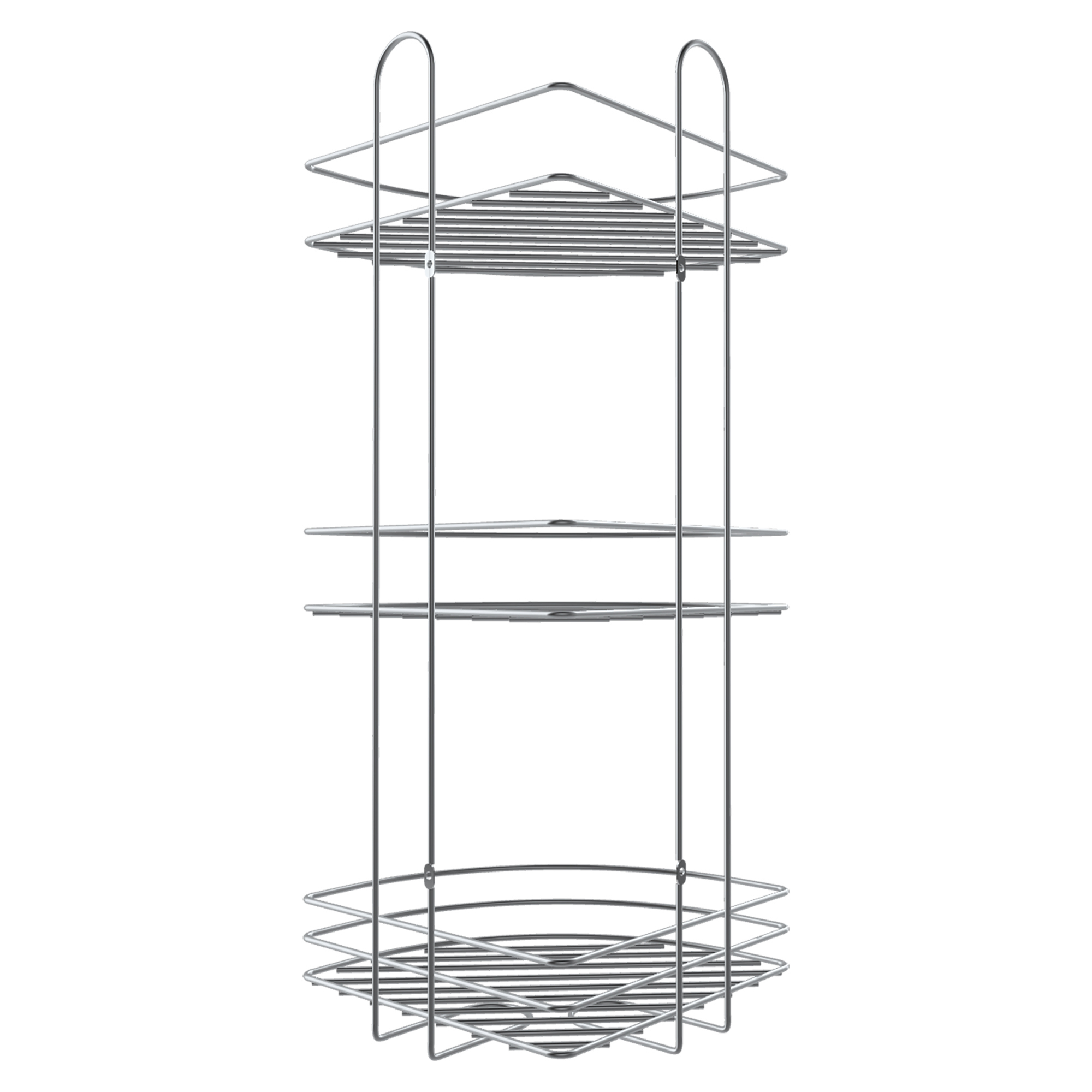 Изображение товара Полка для ванной Lemer Nil 23.5x58.5 см металл цвет хром