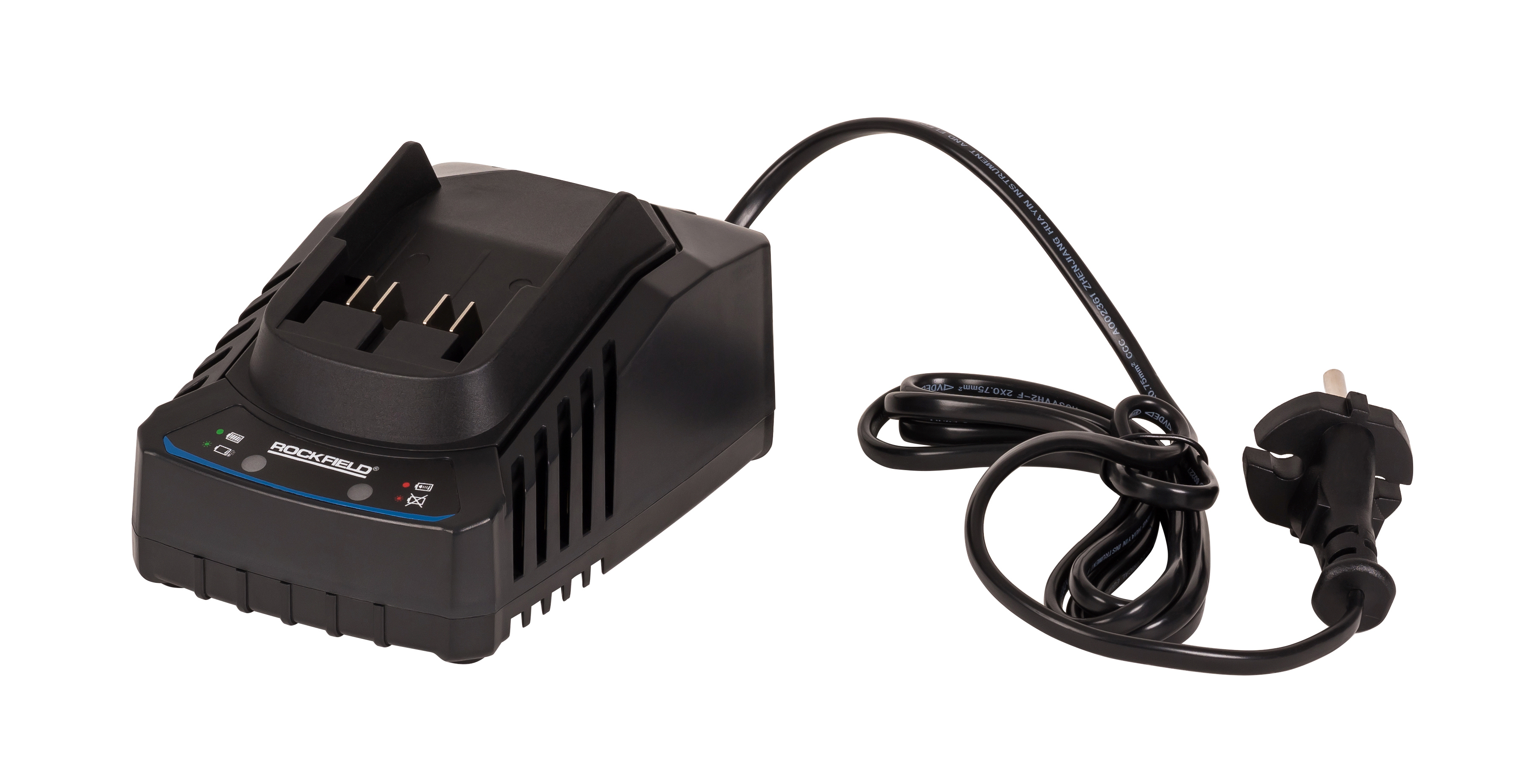 Изображение товара Зарядное устройство Rockfield RF20C2 для литий-ионных аккумуляторов 20В 2А