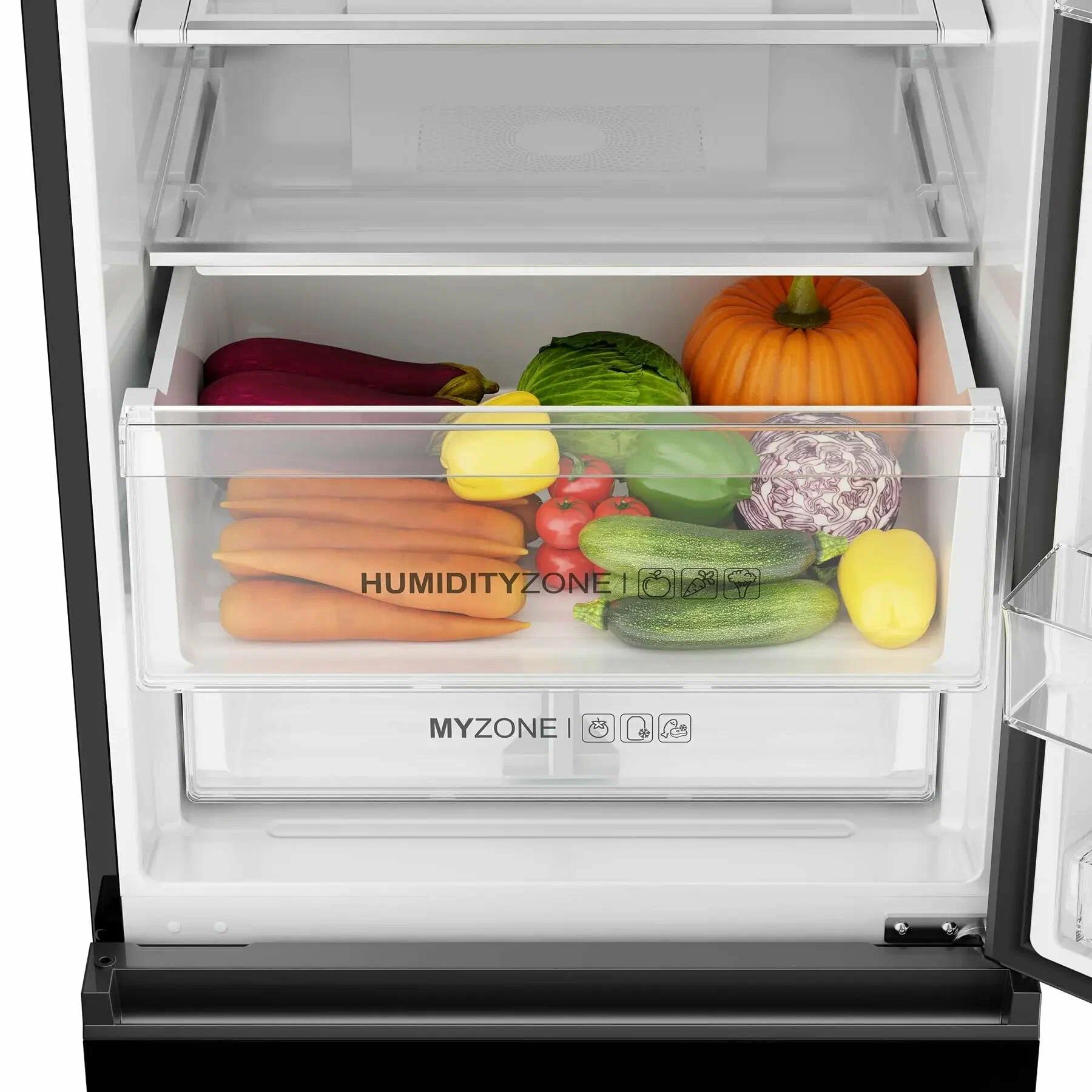 Изображение товара Отдельностоящий холодильник Haier 59.5x200 см цвет черный Изображение товара Отдельностоящий холодильник Haier 59.5x200 см цвет черный