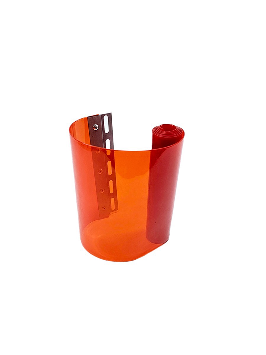 Изображение товара Полосовая завеса ПВХ Курсклимат ламель 200мм 1.7м красная полупрозрачная Изображение товара Полосовая завеса ПВХ Курсклимат ламель 200мм 1.7м красная полупрозрачная