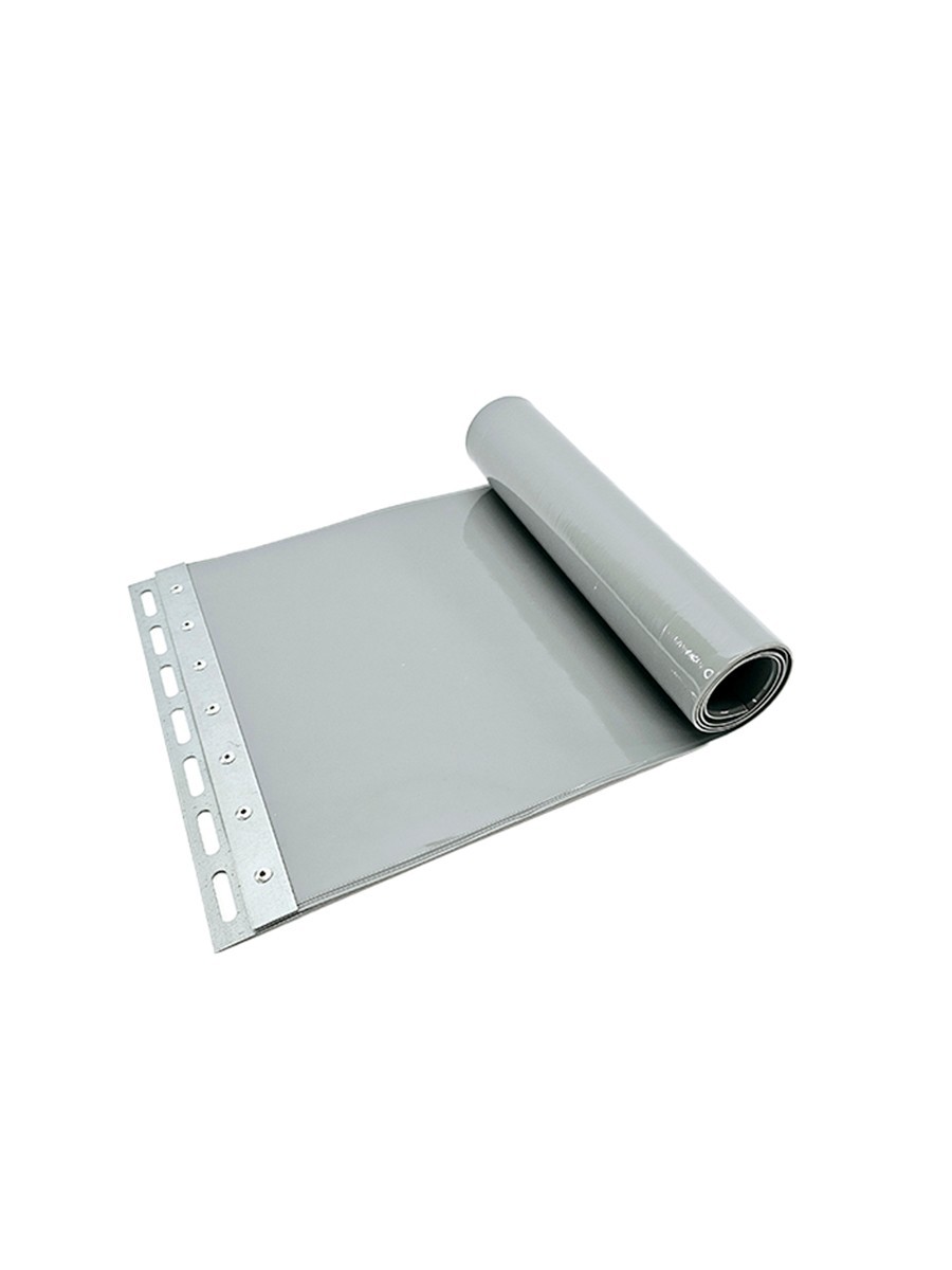 Изображение товара ПВХ-завеса Курсклимат стандартная ламель 300 мм 2,5 м серая непрозрачная