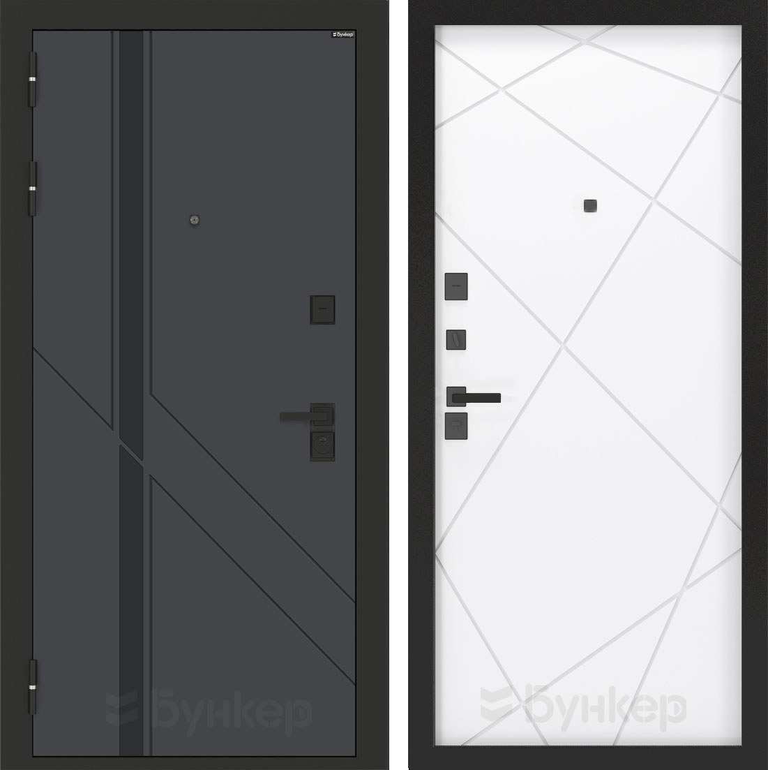 Изображение товара Входная дверь Бункер BN-12 с панелью ФЛ-291, левый, Веллюто оскуро