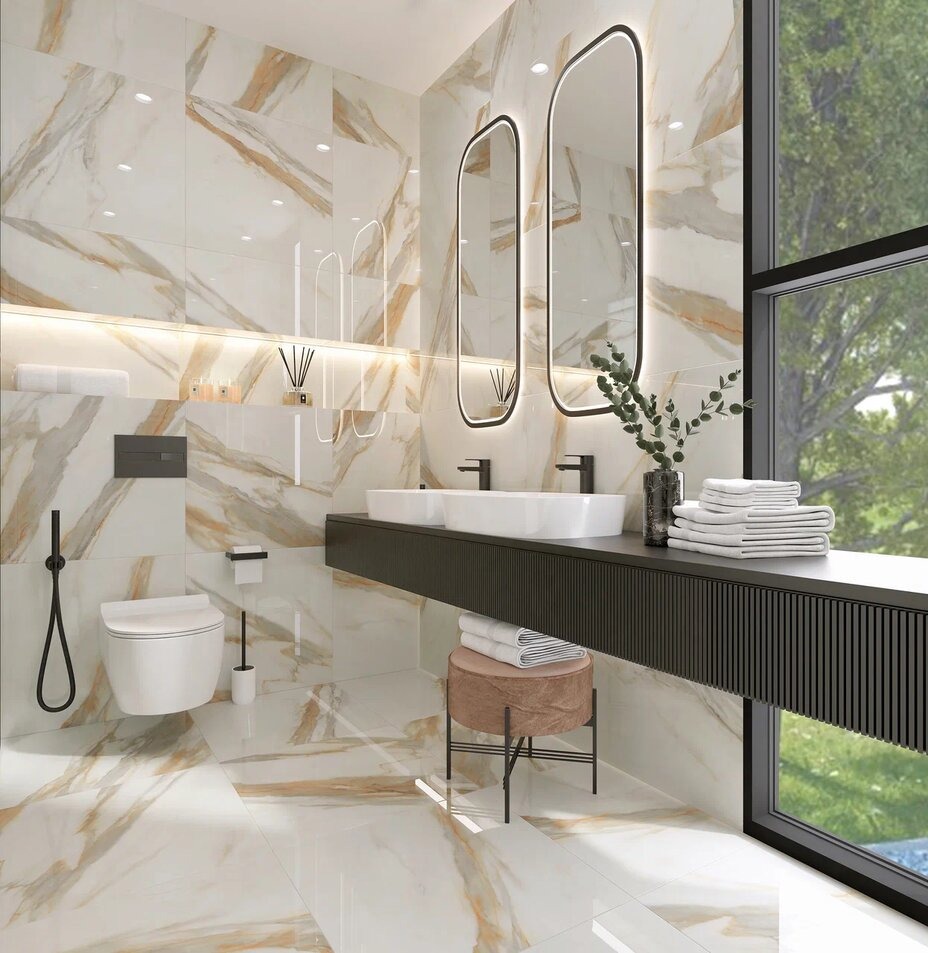 Изображение товара GRANITEA NEIVA G392MR 60x60 керамогранит бежевый матовый под мрамор