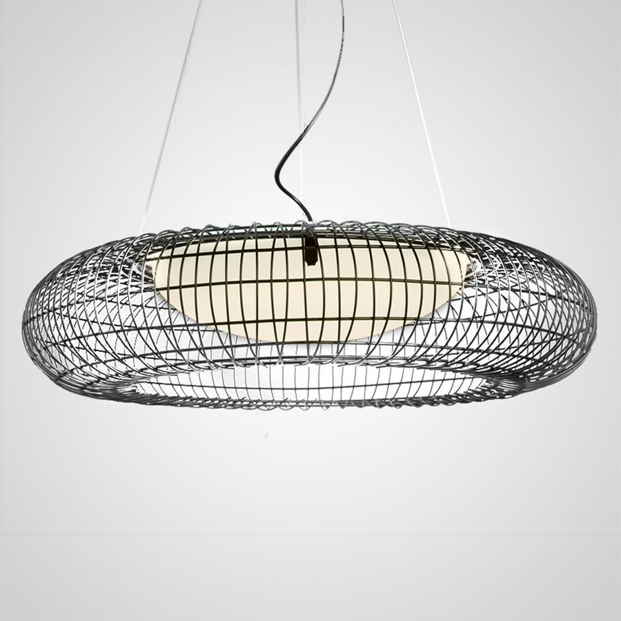 Изображение товара Светильник подвесной светодиодный Imperiumloft Eclipse 12 м² нейтральный белый свет цвет белый