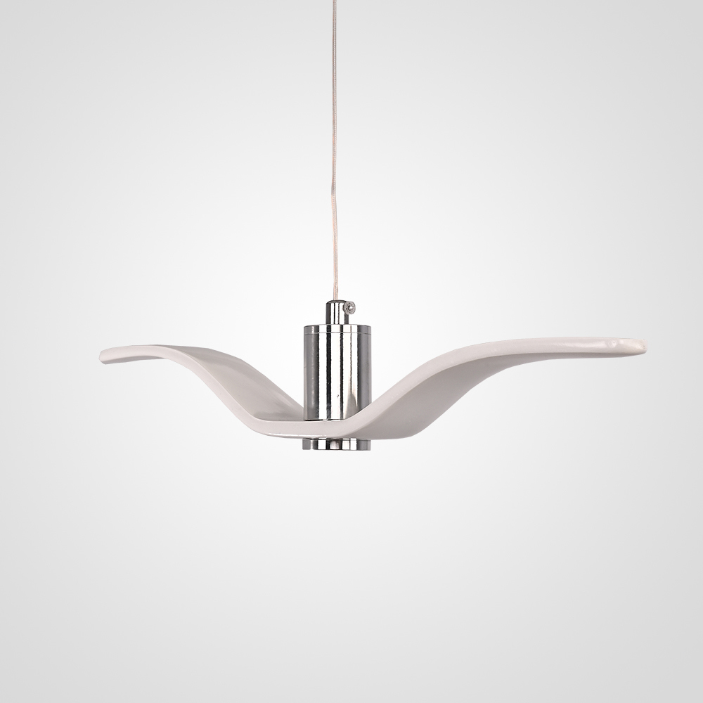 Изображение товара Светильник подвесной светодиодный Imperiumloft Brokis Night Birds White 2 м² нейтральный белый свет цвет белый