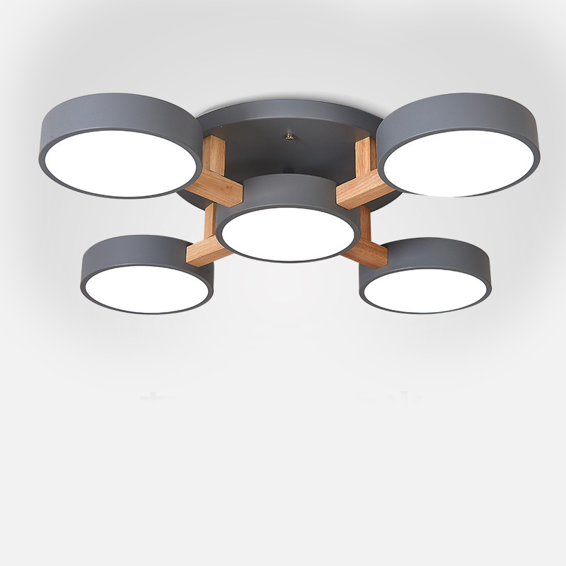 Изображение товара Люстра потолочная светодиодная Imperiumloft Joist 22 м² нейтральный белый свет цвет серый