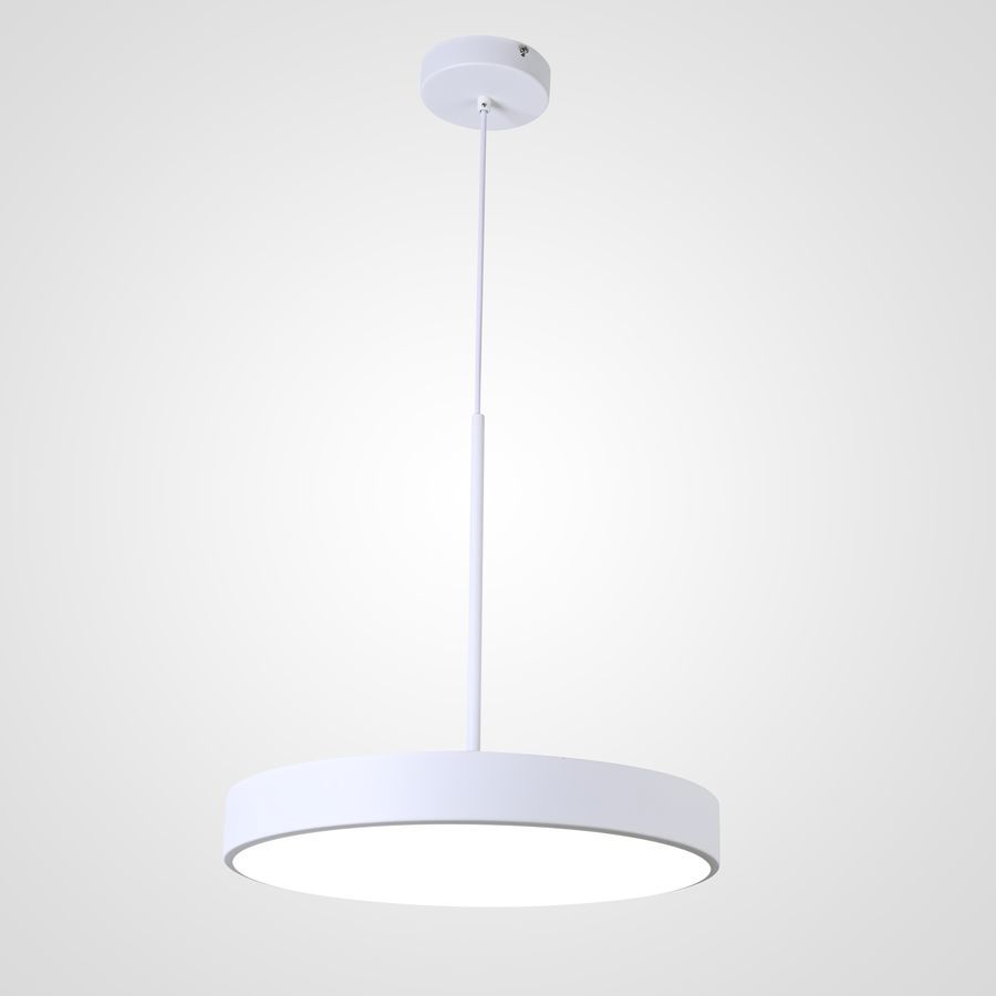 Изображение товара Светильник подвесной светодиодный Imperiumloft Turna One White By Imperiumloft 8 м² нейтральный белый свет цвет белый