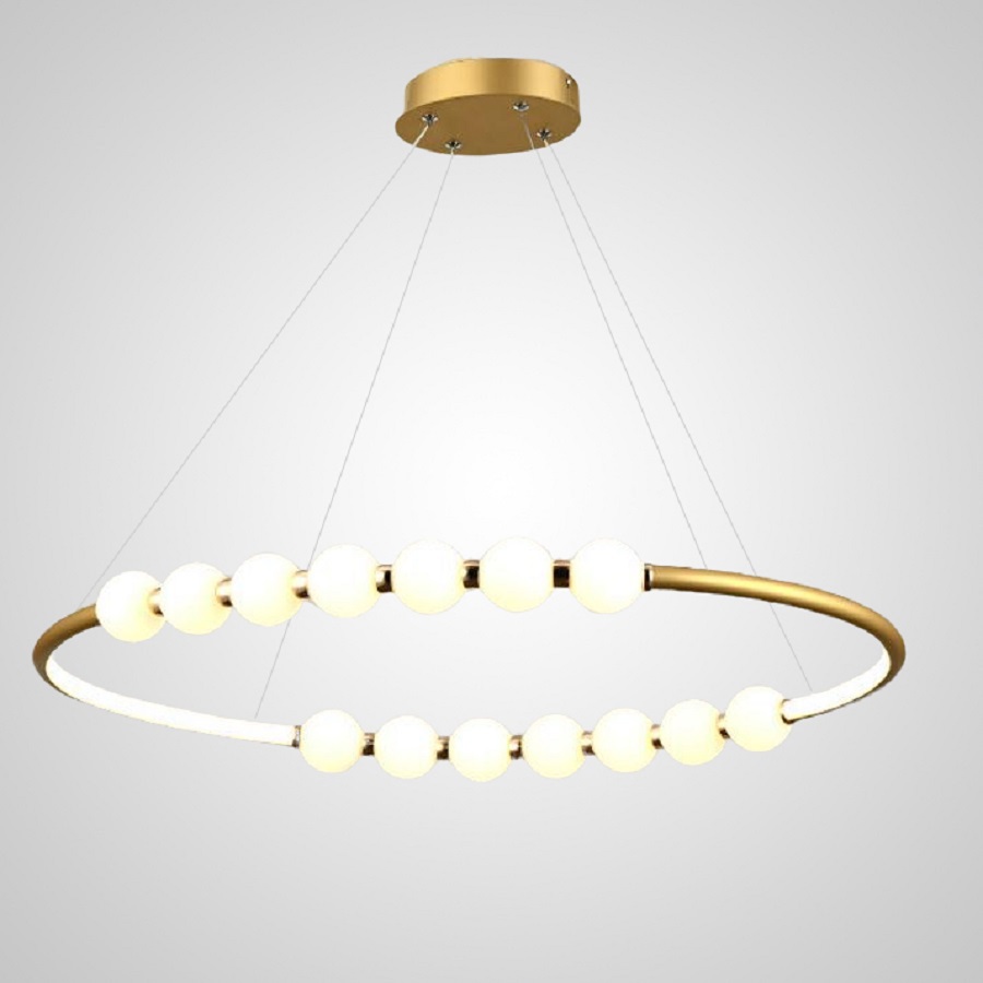 Изображение товара Люстра подвесная светодиодная Imperiumloft Access Ch 15 м² нейтральный белый свет цвет белый