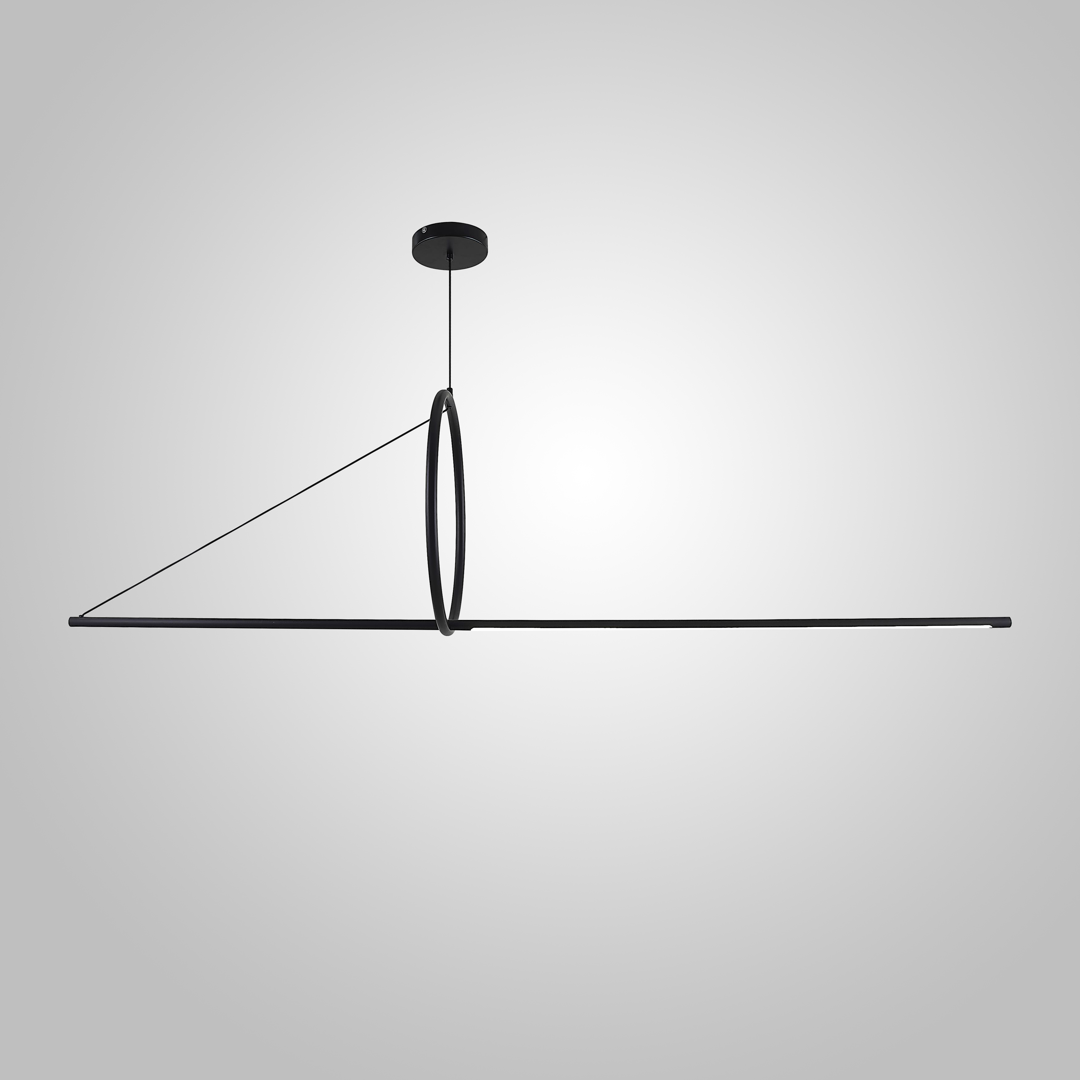 Изображение товара Светильник подвесной светодиодный Imperiumloft Suspension Cercle Et Trait 9 м² теплый белый свет цвет белый