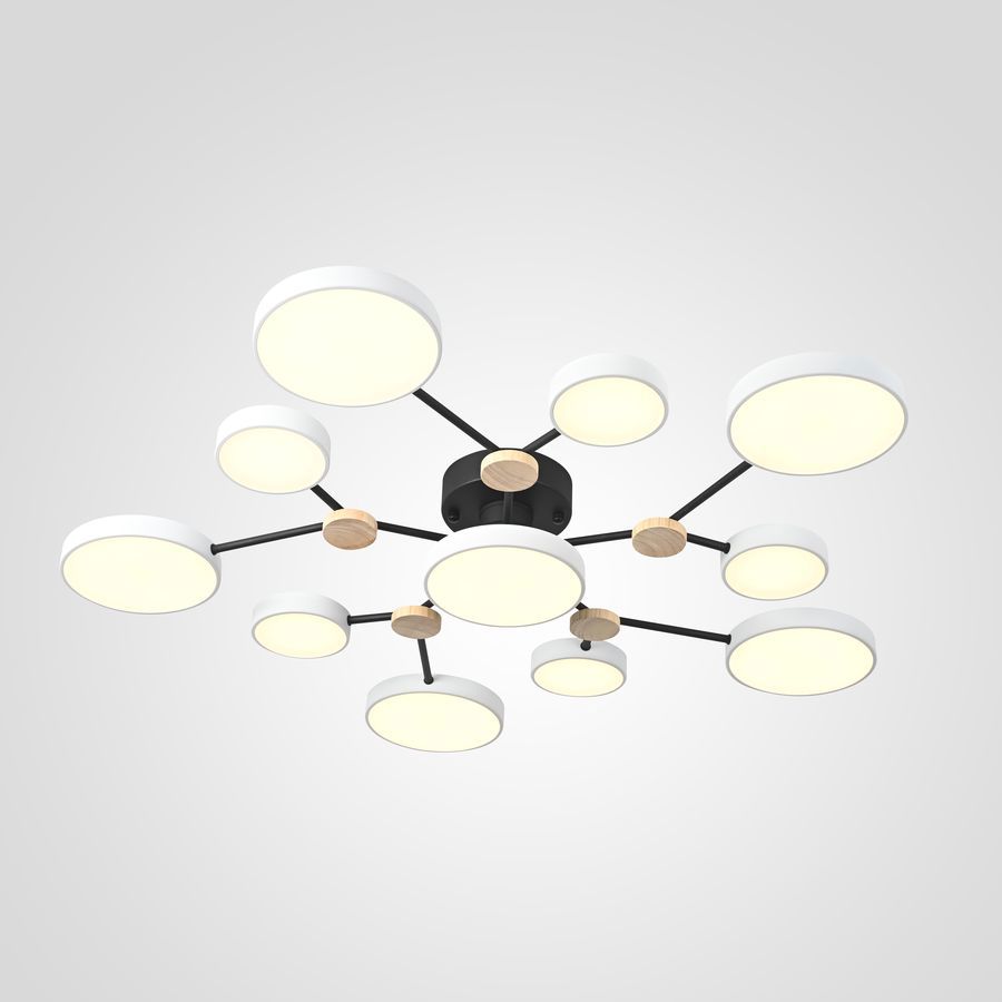 Изображение товара Люстра подвесная светодиодная Imperiumloft 223764-23 Gamma 50 м² нейтральный белый свет цвет белый