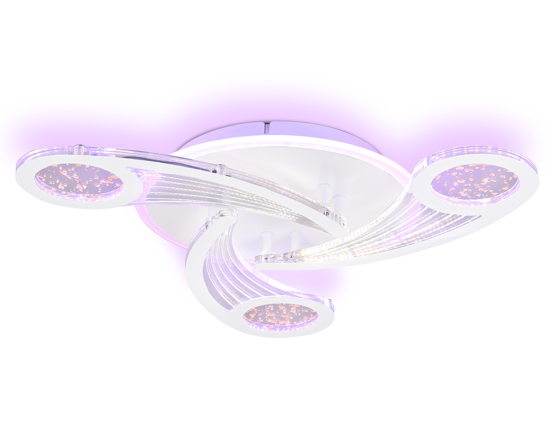 Изображение товара Светильник настенно-потолочный светодиодный Ambrella Light Acrylica с пультом управления 20 м² регулируемый белый свет цвет белый