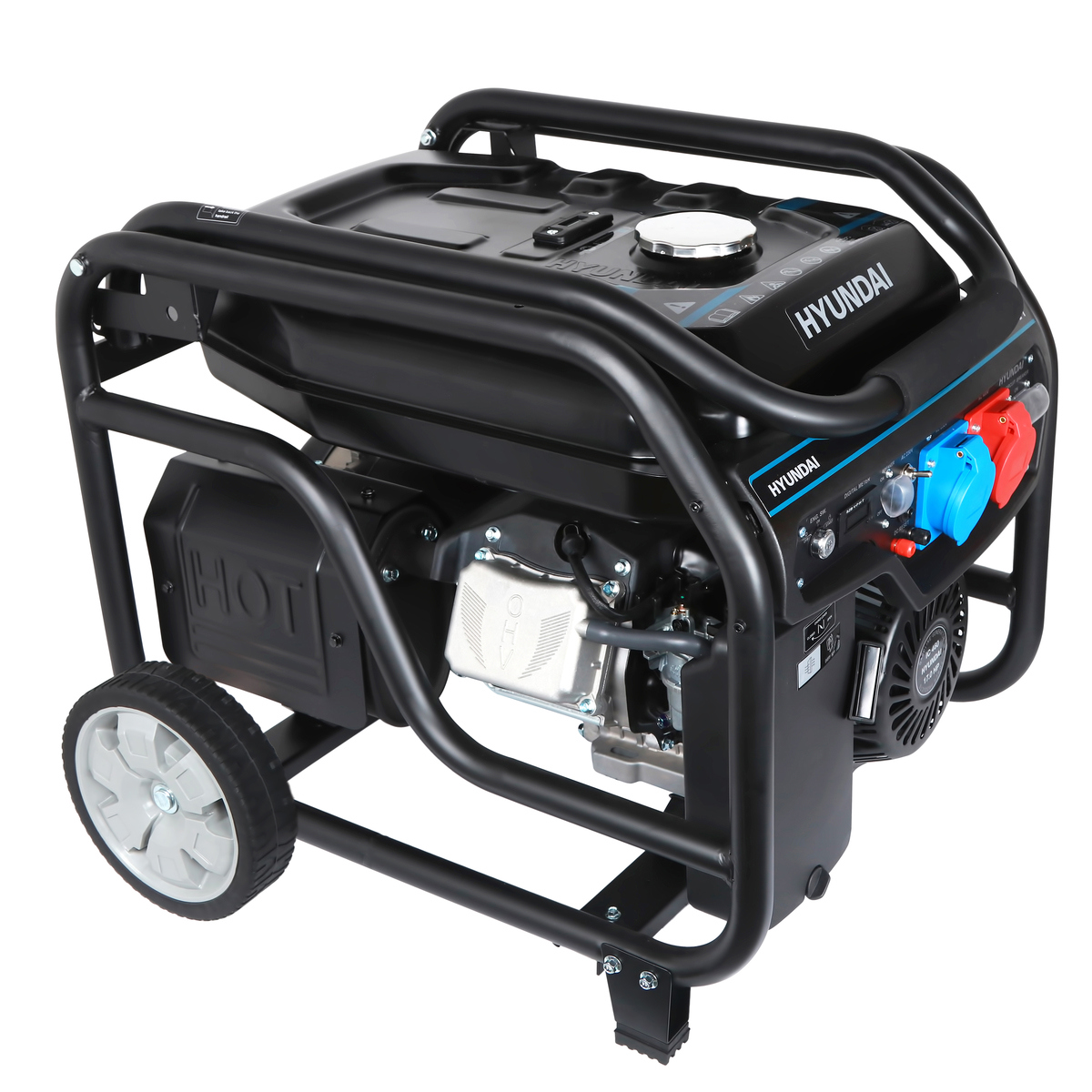 Изображение товара Генератор бензиновый Hyundai HHY 10050Fe-T мощностью 8 кВт