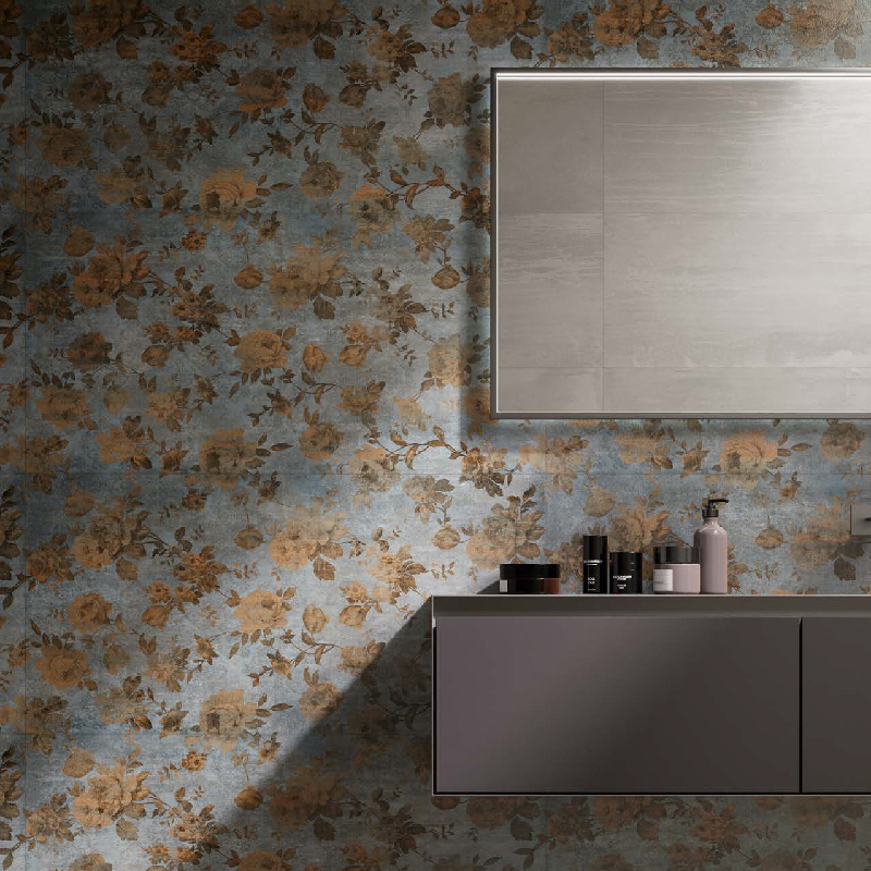 Изображение товара Керамогранит Sant Agostino Dripart Drip Rose Dark NAT 60x120 — матовый дизайн