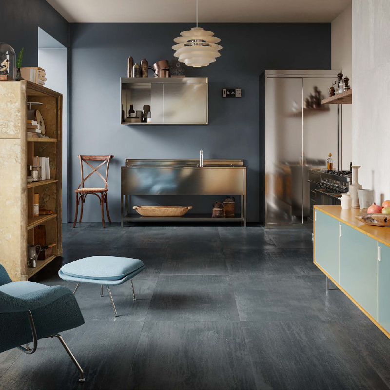 Изображение товара Керамогранит Sant Agostino Dripart Calamine NAT 60x120 – эффект металла, матовая поверхность