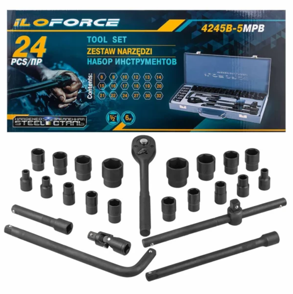 Изображение товара Набор отверток Iloforce 218 предметов с пластиковым кейсом и диэлектрической защитой Изображение товара Набор отверток Iloforce 218 предметов с пластиковым кейсом и диэлектрической защитой